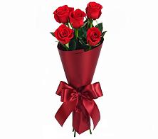 Букет 5 Красных роз Эдлесс Лав в Новой Ляле