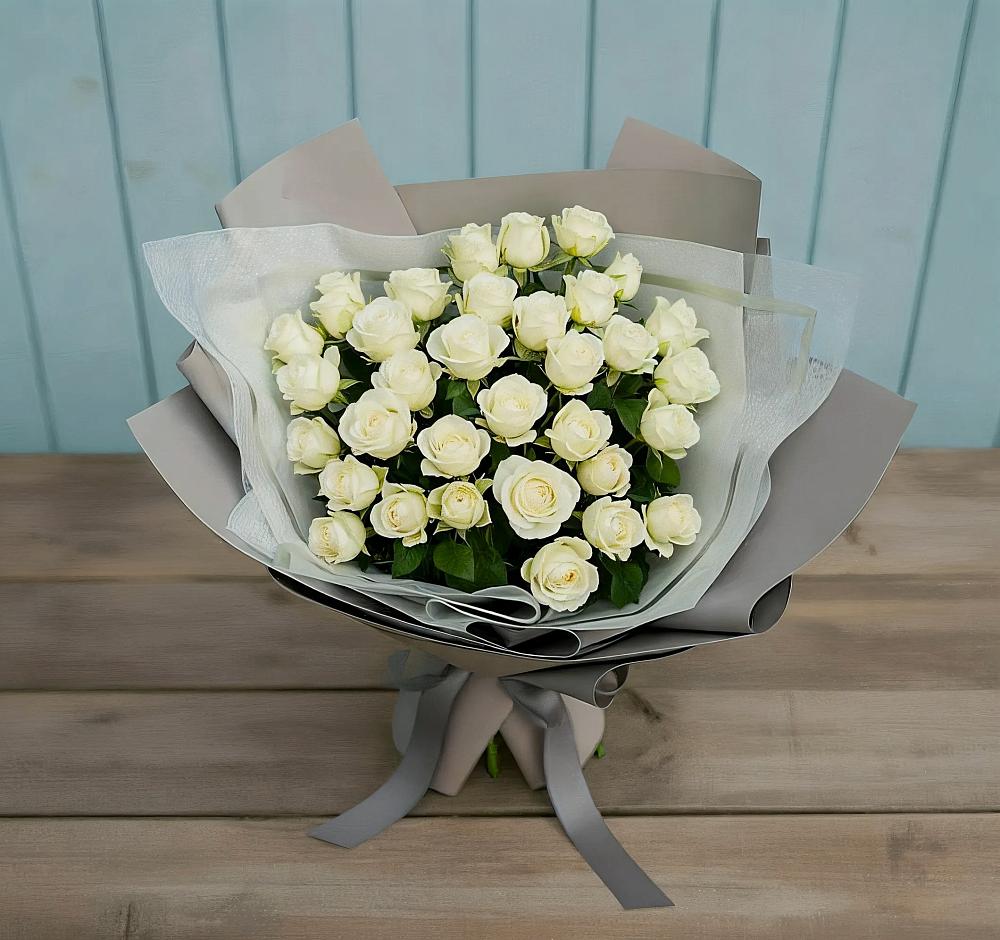 Букет Белоснежная нежность в Новой Ляле