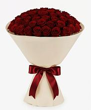 Букет 101 Бордовая роза Блэк Бакарра #REPLACE_PRED# Новой Ляле