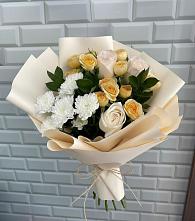 Букет цветов из:  Розы и Хризантемы в Новой Ляле