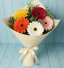 Букет цветов из:  Герберы в Новой Ляле
