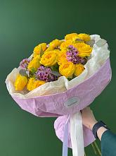 Букет Кустовые желтые розы #REPLACE_PRED# Новой Ляле