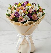 Букет цветов из:  Альстромерии #REPLACE_PRED# Новой Ляле