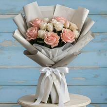 Букет цветов из:  Розы #REPLACE_PRED# Новой Ляле