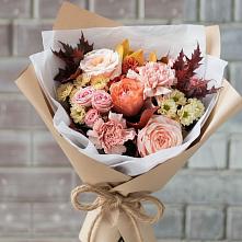 Букет цветов из:  Гвоздики, Хризантемы и Розы #REPLACE_PRED# Новой Ляле