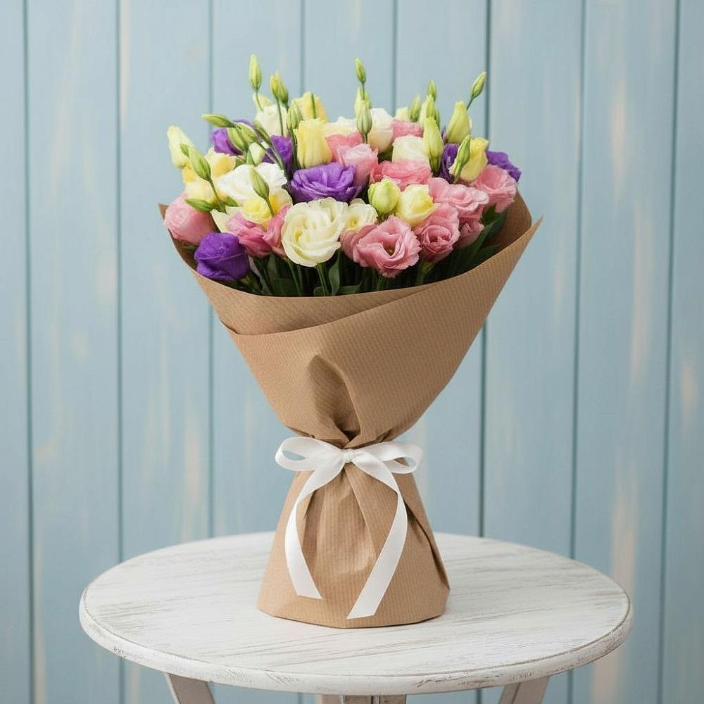 Букет цветов из: Лизиантусы в Новой Ляле