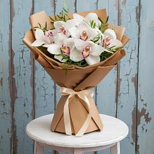Букет цветов из:  Орхидеи и Розы в Новой Ляле