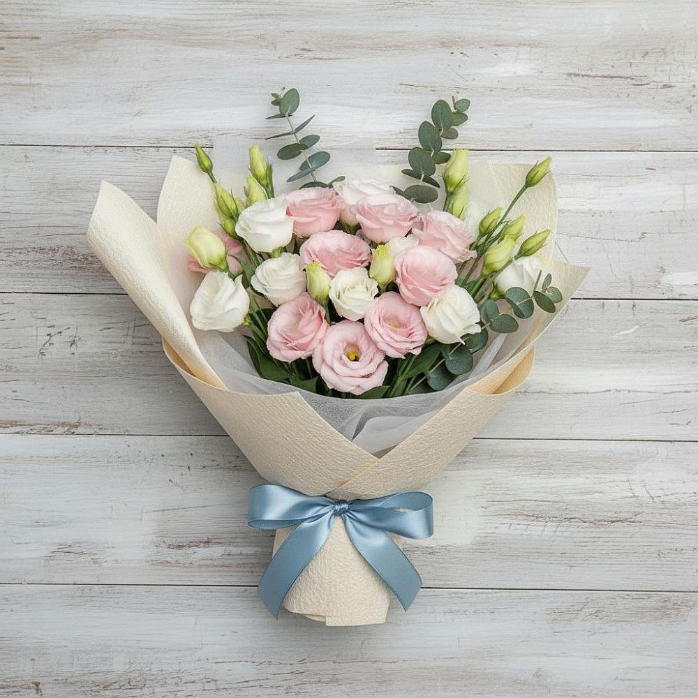 Букет цветов из: Лизиантусы в Новой Ляле